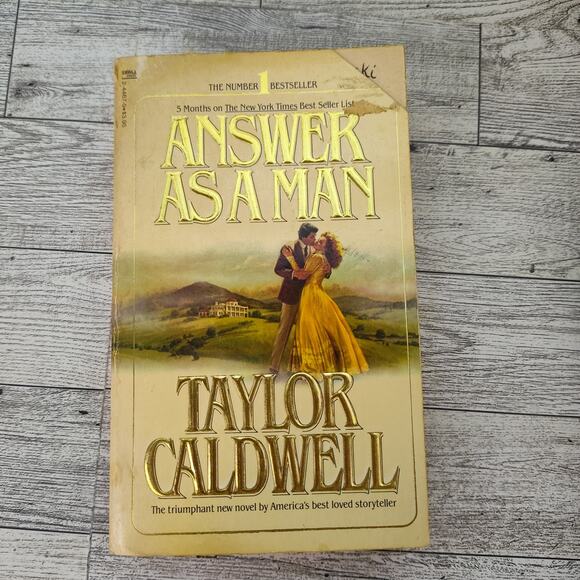 Answer As A Man by Taylor Caldwell 1981 First Fawcett Crest Printing Paperback - Picture 11 of 12